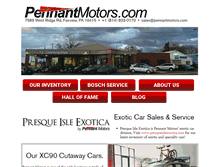 Tablet Screenshot of pennantmotors.com